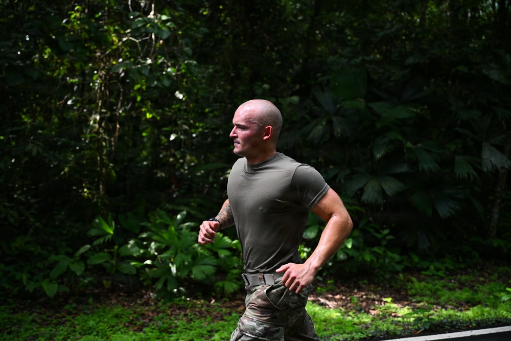Joint Task Force-Bravo participates in JOTC-P Jungle 5K and Combat Water Survival Assessment