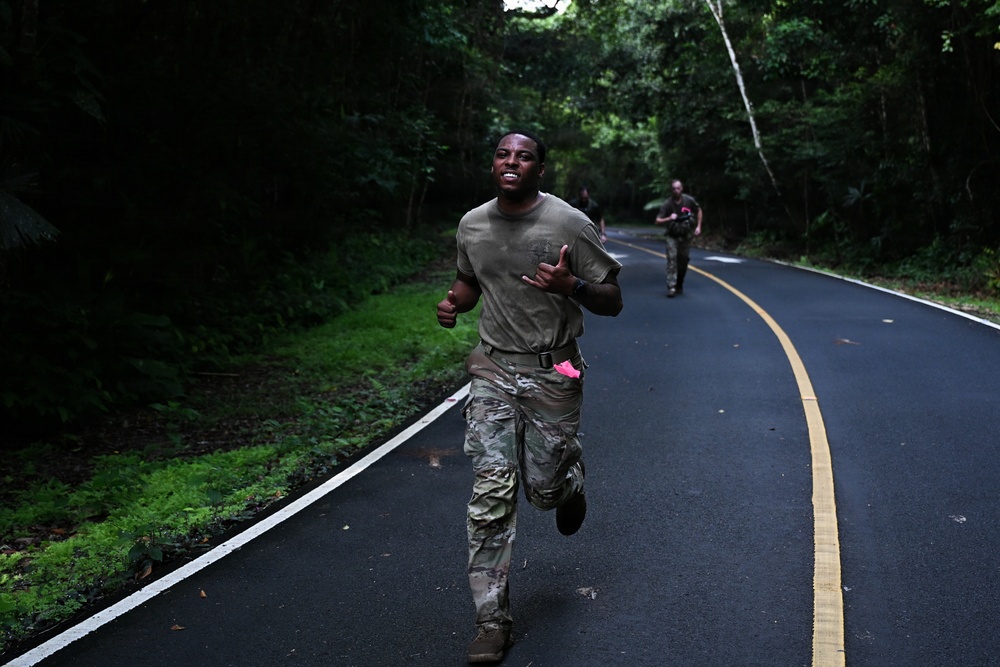 Joint Task Force-Bravo participates in JOTC-P Jungle 5K and Combat Water Survival Assessment