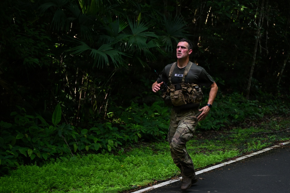 Joint Task Force-Bravo participates in JOTC-P Jungle 5K and Combat Water Survival Assessment