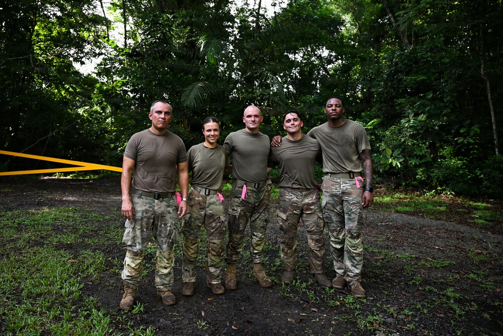 Joint Task Force-Bravo participates in JOTC-P Jungle 5K and Combat Water Survival Assessment