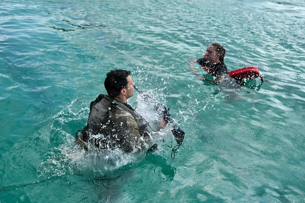 Joint Task Force-Bravo participates in JOTC-P Jungle 5K and Combat Water Survival Assessment