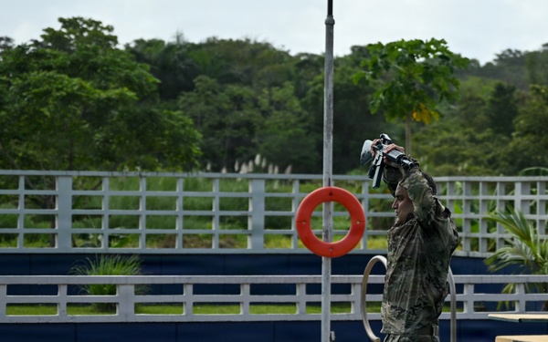 Joint Task Force-Bravo participates in JOTC-P Jungle 5K and Combat Water Survival Assessment