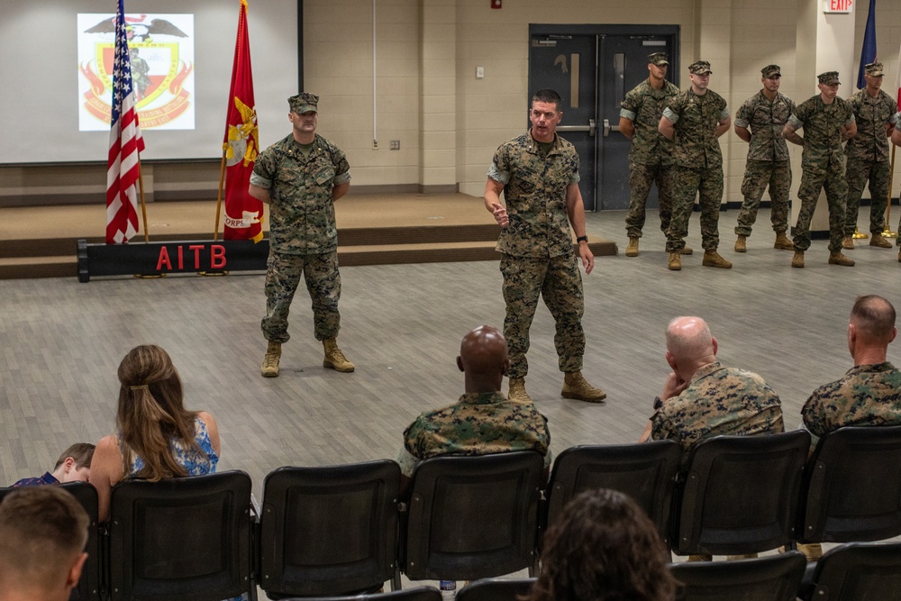 Advanced Infantry Training Battalion Change of Command Ceremony