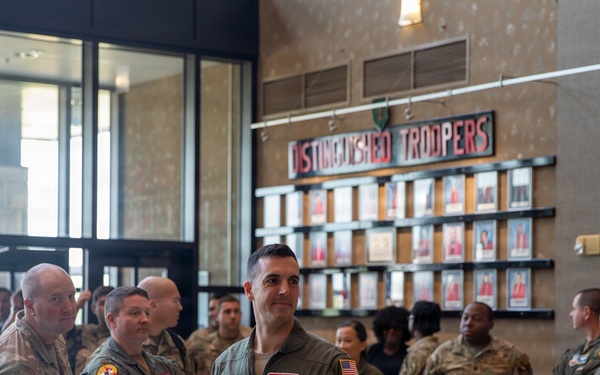 U.S. Air Force Command and General Staff College students visit Fort Riley