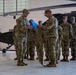 3-501st AHB-M, 1st AD CAB, furls Bravo Company's colors
