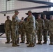 3-501st AHB-M, 1st AD CAB, furls Bravo Company's colors