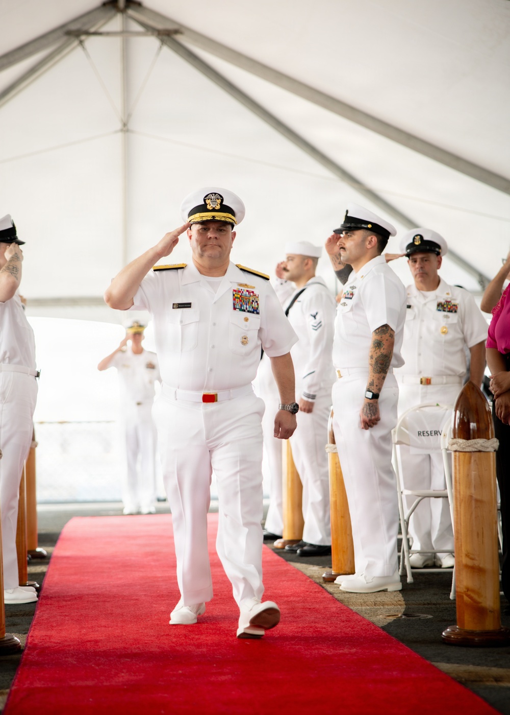 USNS Kanawha (T-AO 196) Receives Presidential Unit Citation Award