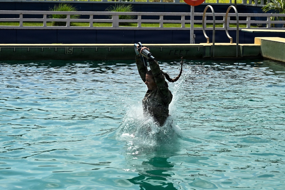 Joint Task Force-Bravo participates in JOTC-P Jungle 5K and Combat Water Survival Assessment