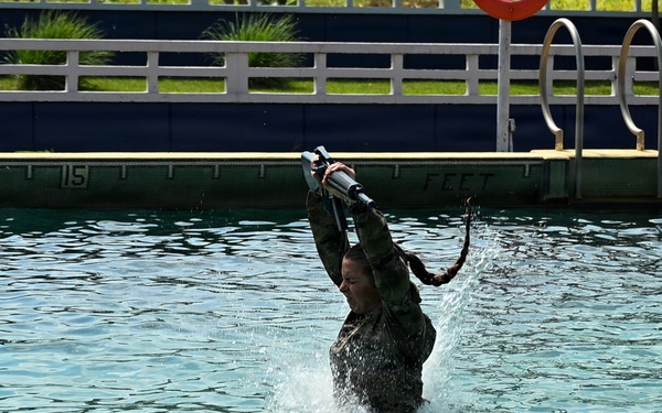 Joint Task Force-Bravo participates in JOTC-P Jungle 5K and Combat Water Survival Assessment