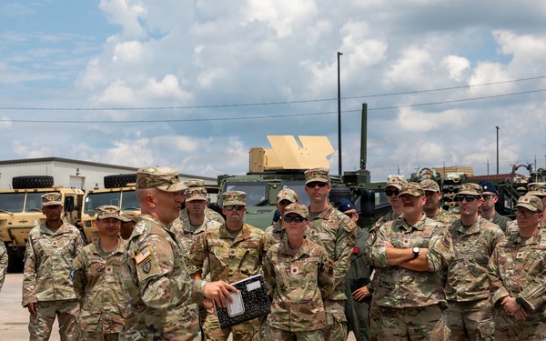 U.S. Air Force Command and General Staff College students visit Fort Riley