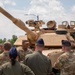U.S. Air Force Command and General Staff College students visit Fort Riley
