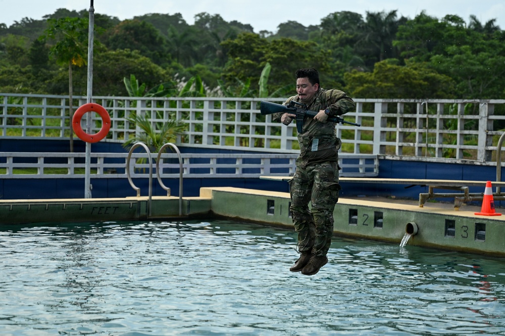 Joint Task Force-Bravo participates in JOTC-P Jungle 5K and Combat Water Survival Assessment
