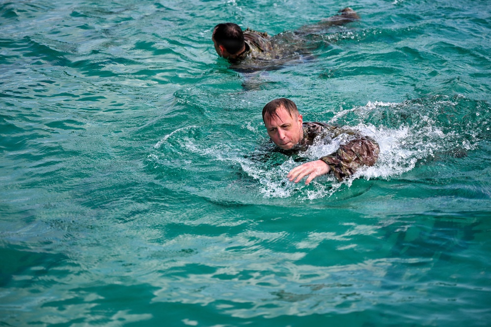 Joint Task Force-Bravo participates in JOTC-P Jungle 5K and Combat Water Survival Assessment