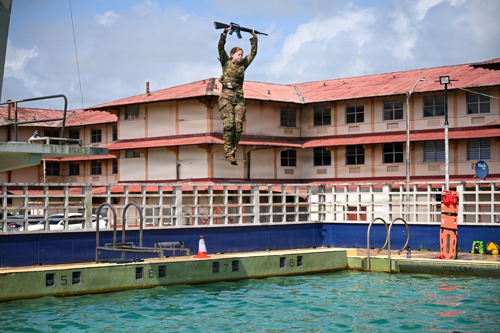 Joint Task Force-Bravo participates in JOTC-P Jungle 5K and Combat Water Survival Assessment