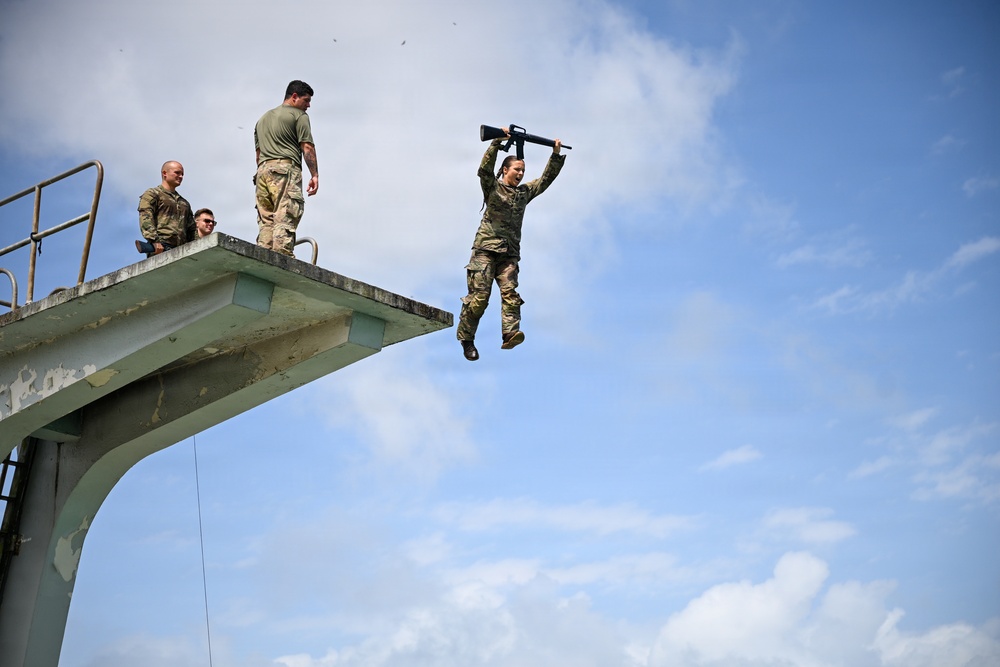 Joint Task Force-Bravo participates in JOTC-P Jungle 5K and Combat Water Survival Assessment