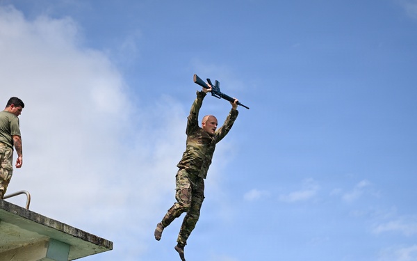 Joint Task Force-Bravo participates in JOTC-P Jungle 5K and Combat Water Survival Assessment
