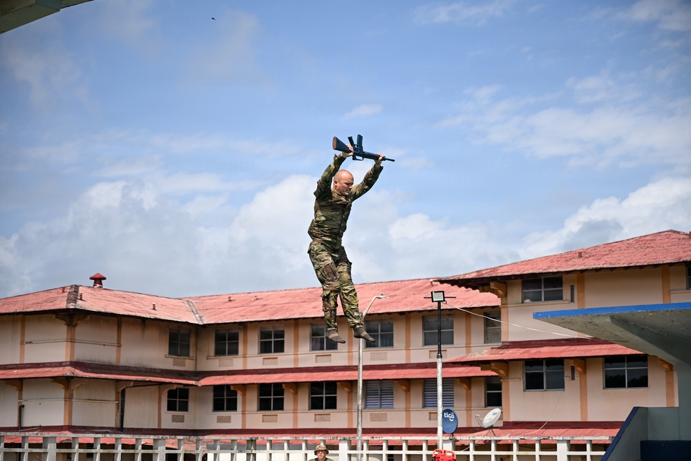 Joint Task Force-Bravo participates in JOTC-P Jungle 5K and Combat Water Survival Assessment