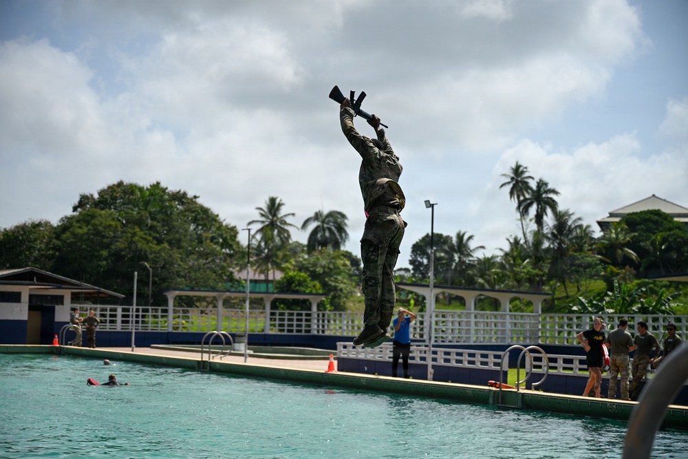 Joint Task Force-Bravo participates in JOTC-P Jungle 5K and Combat Water Survival Assessment