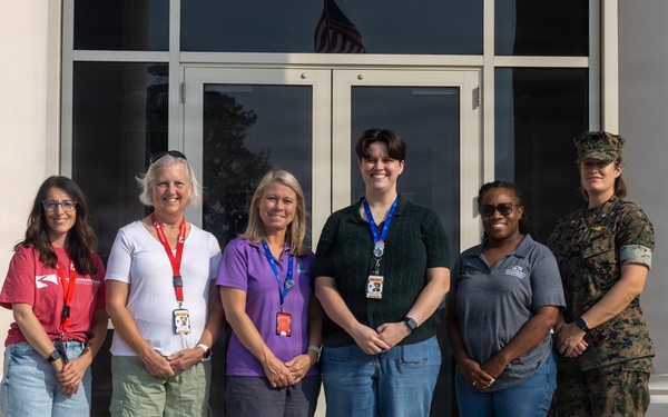 Educators with the Kenan Fellows Program tour MCAS Cherry Point