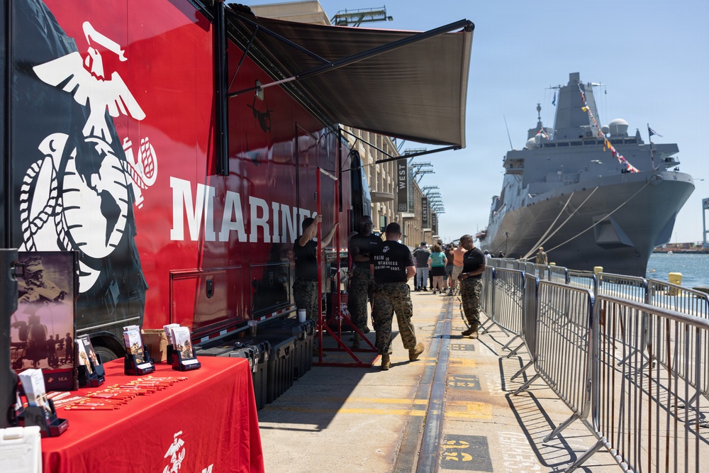 SAIL250 Boston USS Arlington Tour and MCRC Booth