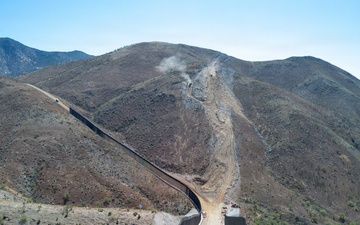 All-Weather Roads and Panel Installation of New Smart Border Wall System east of Nogales, Ariz.