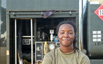 More than Fuel: 165th Airlift Wing's newest fuels specialist learns the importance behind fueling aircraft
