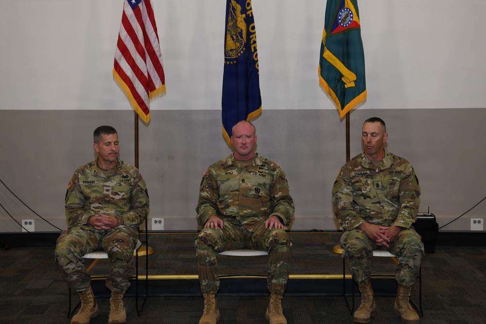 Oregon Training Command Change of Responsibility Ceremony