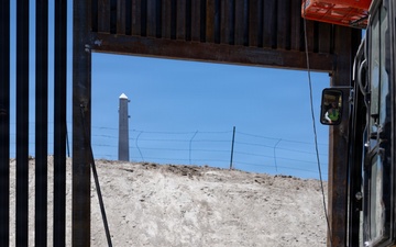 All-Weather Roads and Panel Installation of New Smart Border Wall System east of Nogales, Ariz.