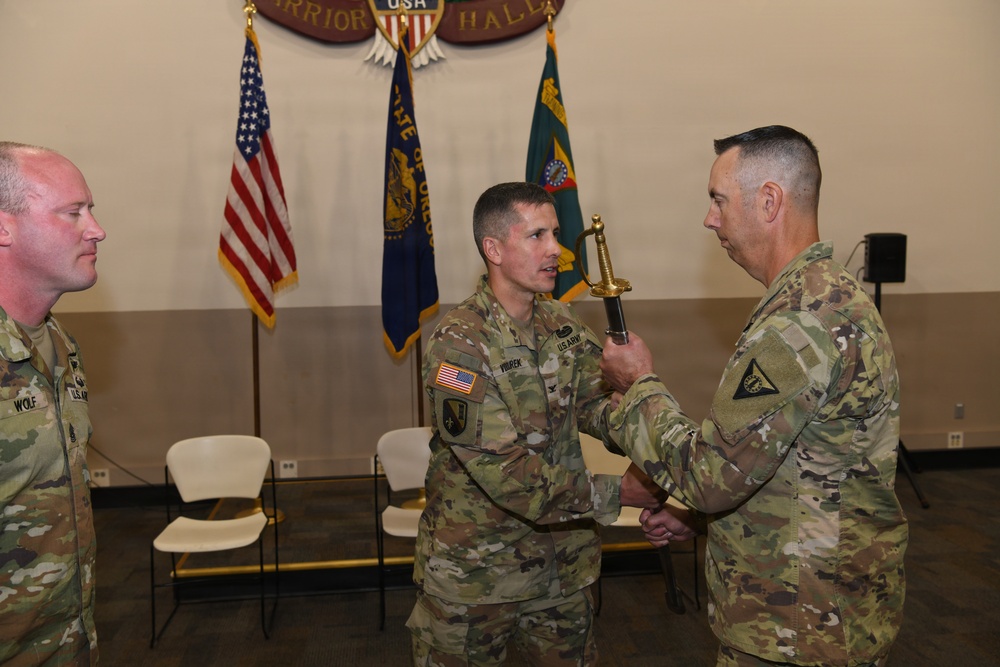 Oregon Training Command Change of Responsibility Ceremony