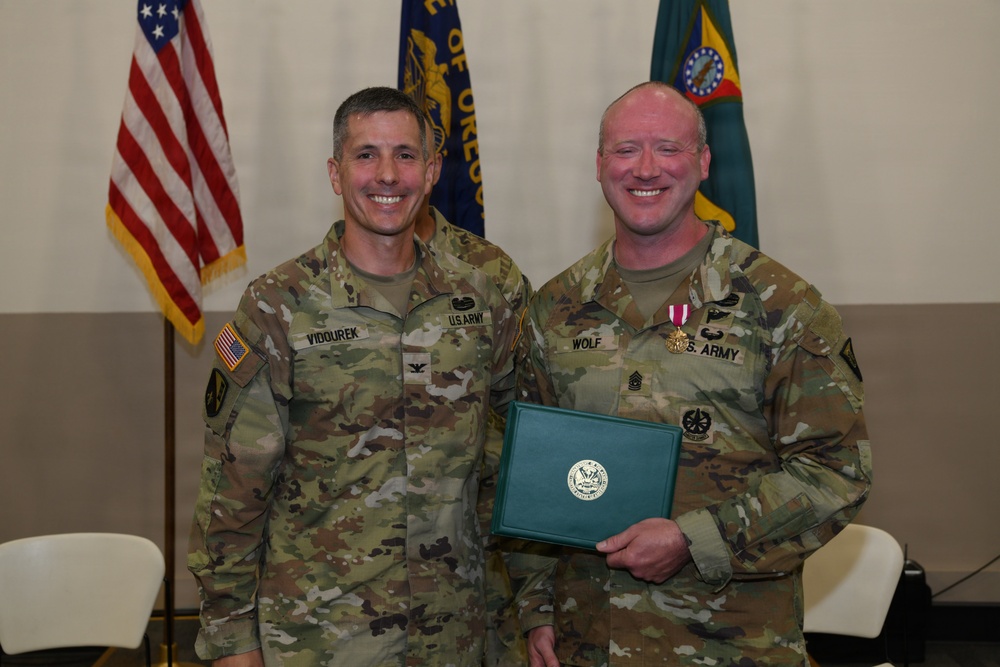 Oregon Training Command Change of Responsibility Ceremony