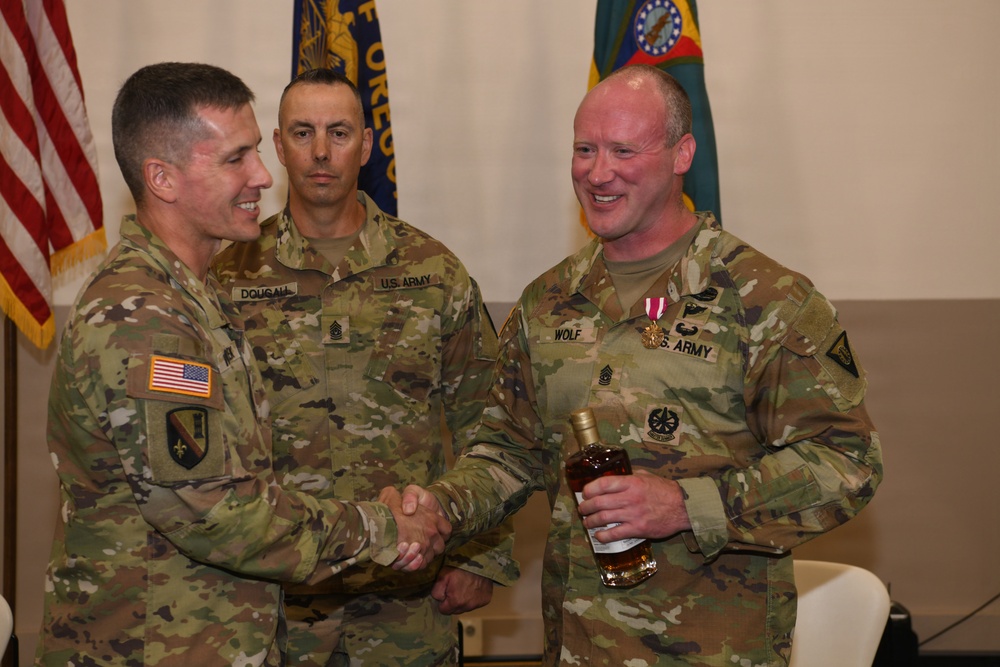 Oregon Training Command Change of Responsibility Ceremony