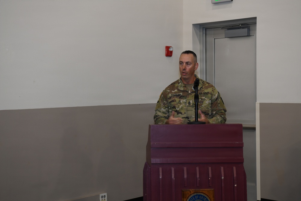 Oregon Training Command Change of Responsibility Ceremony