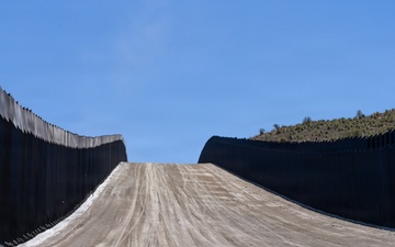 All-Weather Roads and Panel Installation of New Smart Border Wall System east of Nogales, Ariz.