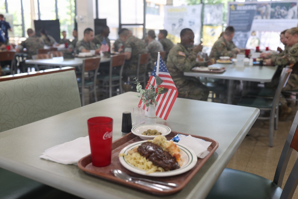 Rewarding hard work with a good meal
