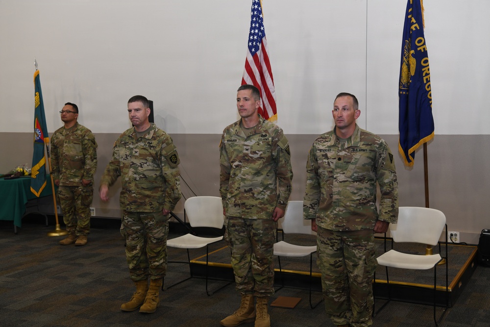 Oregon Training Command Change of Command Ceremony