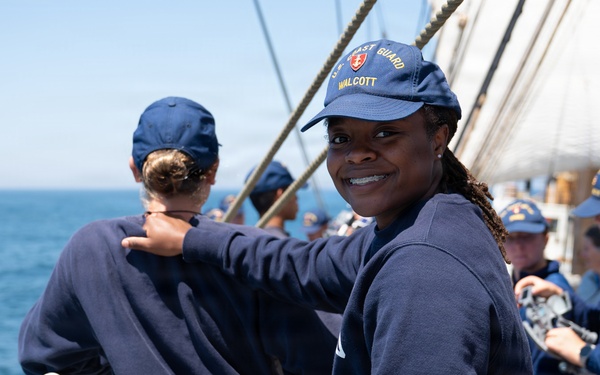 CGA cadets train in celestial navigation aboard USCGC Eagle