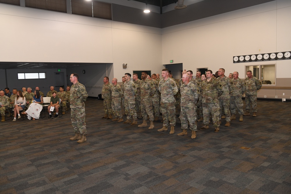 Oregon Training Command Change of Command Ceremony