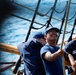CGA Cadets train in celestial navigation aboard USCGC Eagle