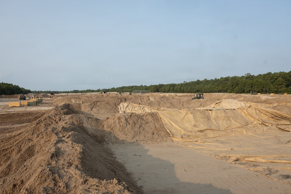 8th Engineer Support Battalion sets up for Marine Corps Combat Readiness Evaluation