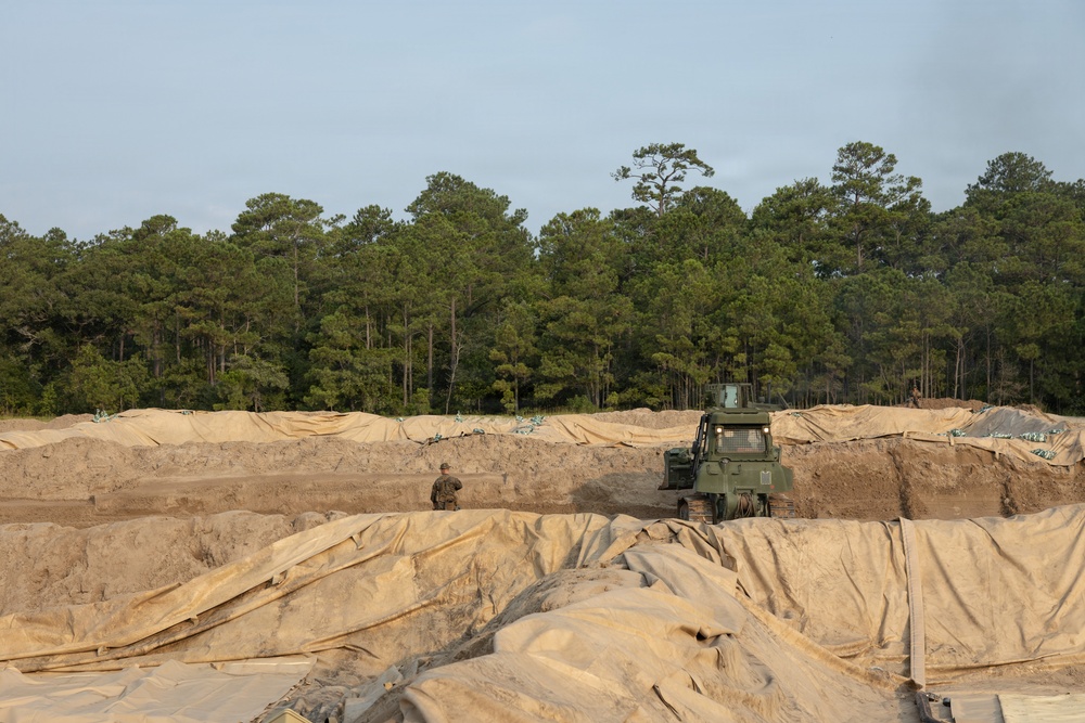 8th Engineer Support Battalion sets up for Marine Corps Combat Readiness Evaluation