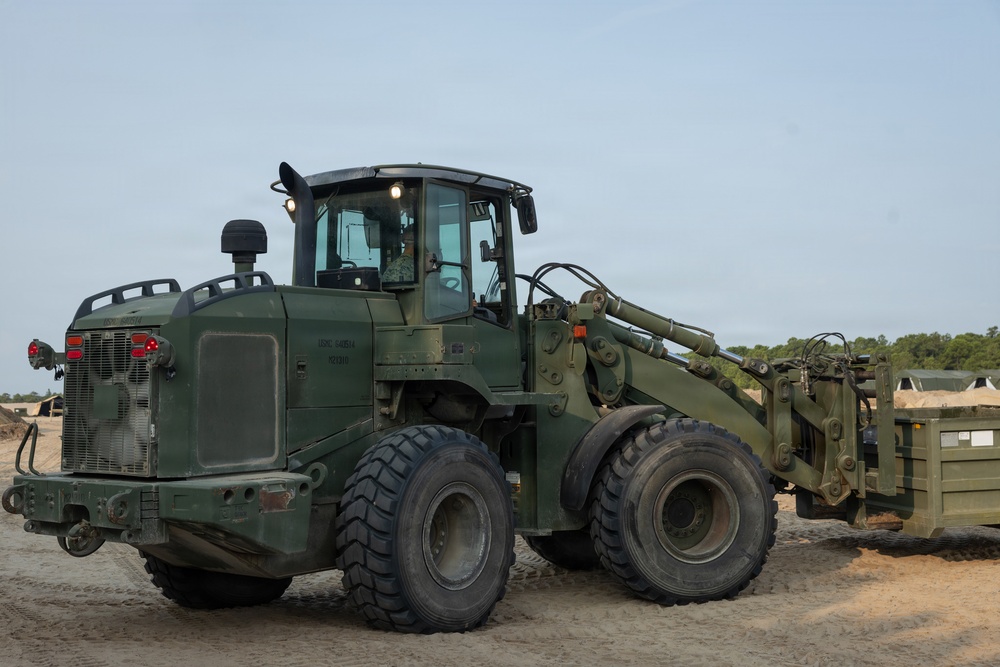8th Engineer Support Battalion sets up for Marine Corps Combat Readiness Evaluation