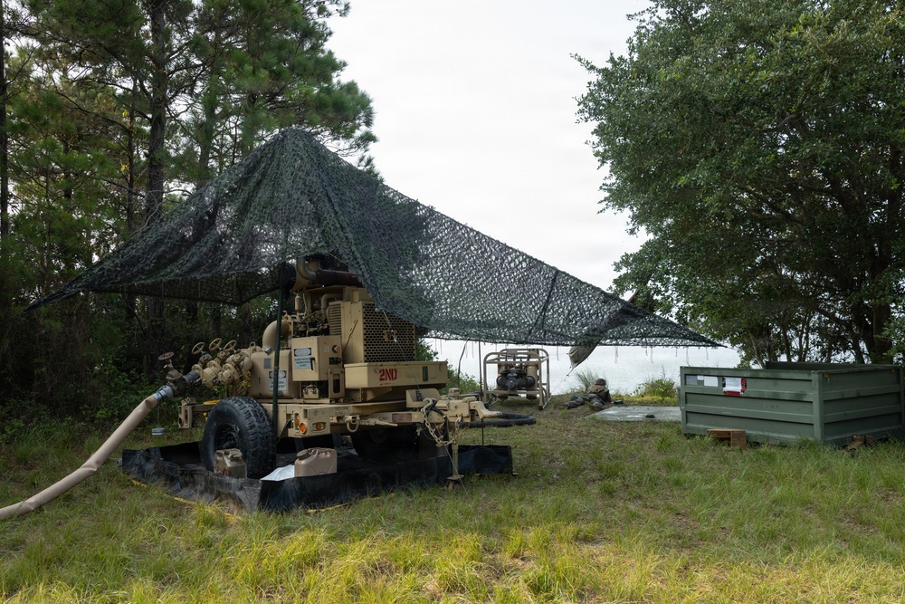 8th Engineer Support Battalion sets up for Marine Corps Combat Readiness Evaluation