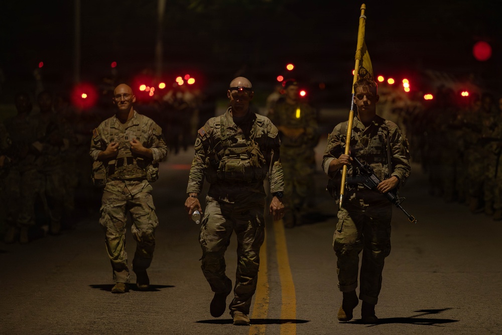 1st Regiment, Basic Camp, 4-Mile Foot March