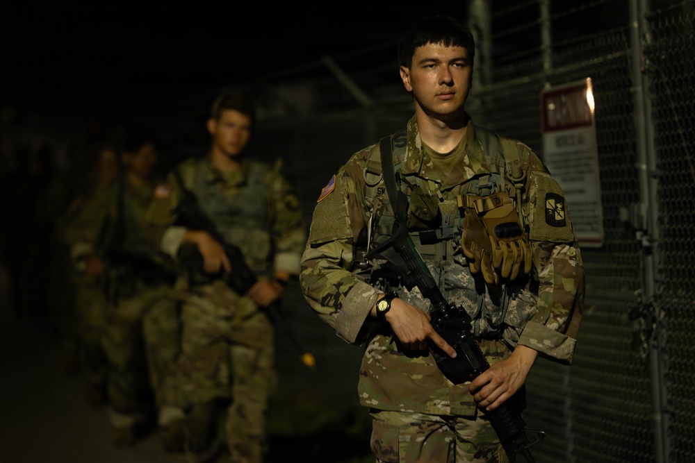 1st Regiment, Basic Camp, 4-Mile Foot March