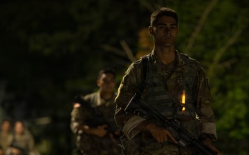 1st Regiment, Basic Camp, 4-Mile Foot March