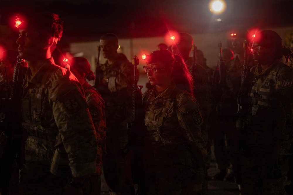1st Regiment, Basic Camp, 4-Mile Foot March