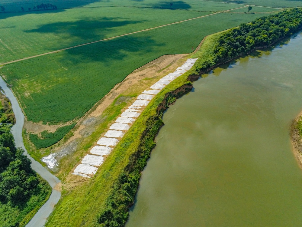 Village Creek Levee near Newport scheduled for permanent repairs