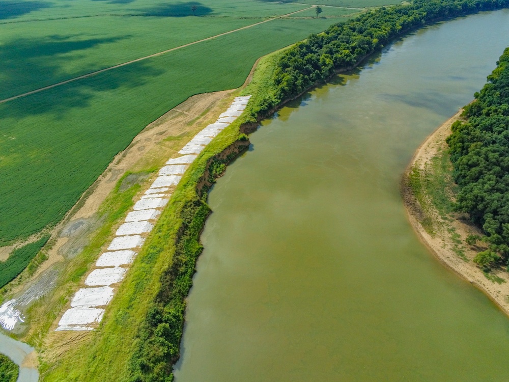 Village Creek Levee near Newport scheduled for permanent repairs