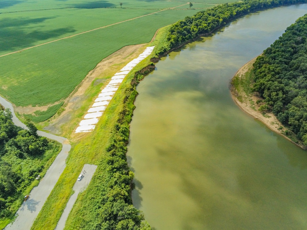 Village Creek Levee near Newport scheduled for permanent repairs