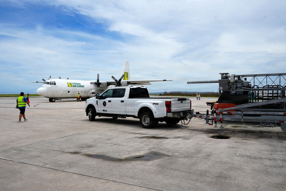 Mobile Communications Tower Delivered to Rota